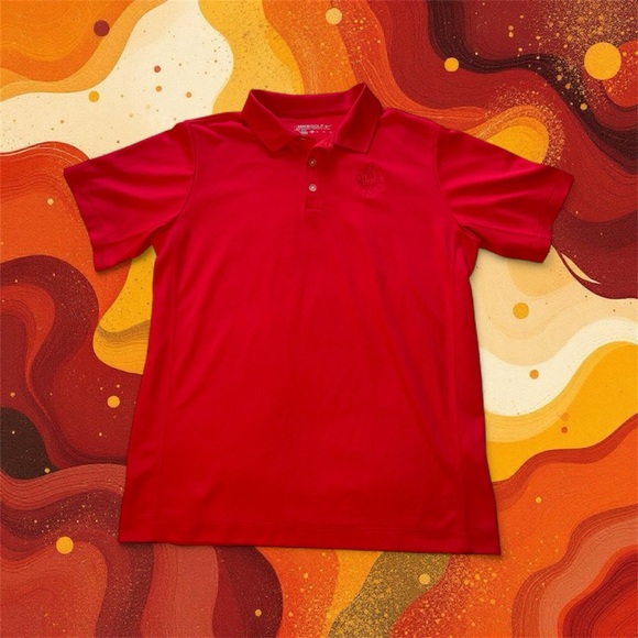 Nike Golf Men's Red Polo Shirt “Detroit Golf Club 1899” - Picture 7 of 7